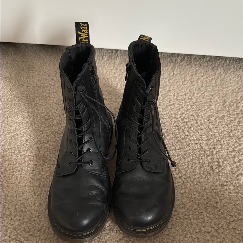 Dr. Martens Black Combat Boots